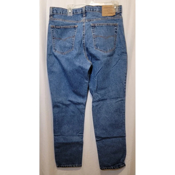 Jordache Blue Label Womens Straight Leg Denim Jeans Size 15/16 Vintage NWOT - Picture 3 of 6